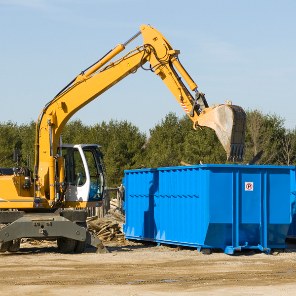 how many times can i have a residential dumpster rental emptied in Dover Hill